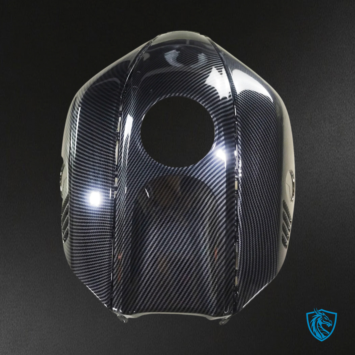 Yamaha YZF-R7 (2021-2025) Black Carbon Fiber Patterns Fairing Kit - Custom ABS