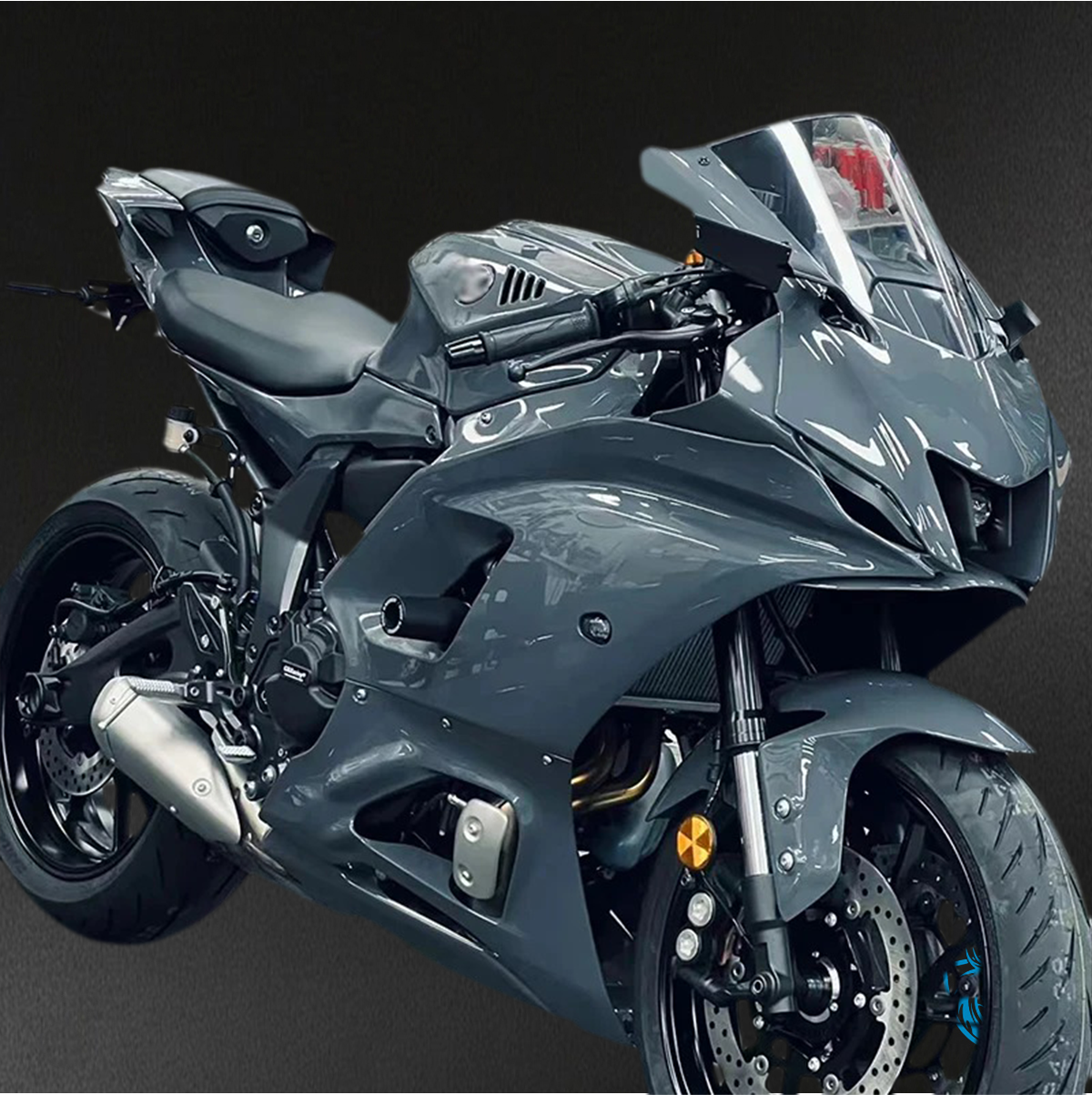 Yamaha YZF-R7 (2021-2025) Gloss Gray - Aftermarket ABS Bodywork Fairing Kit