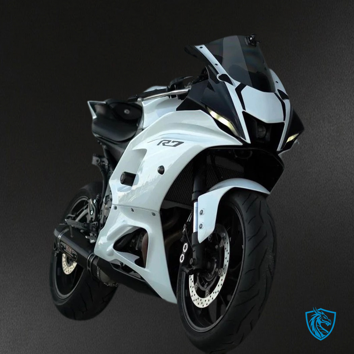 Yamaha YZF-R7 (2021-2025) Gloss White - Aftermarket ABS Bodywork Fairing Kit