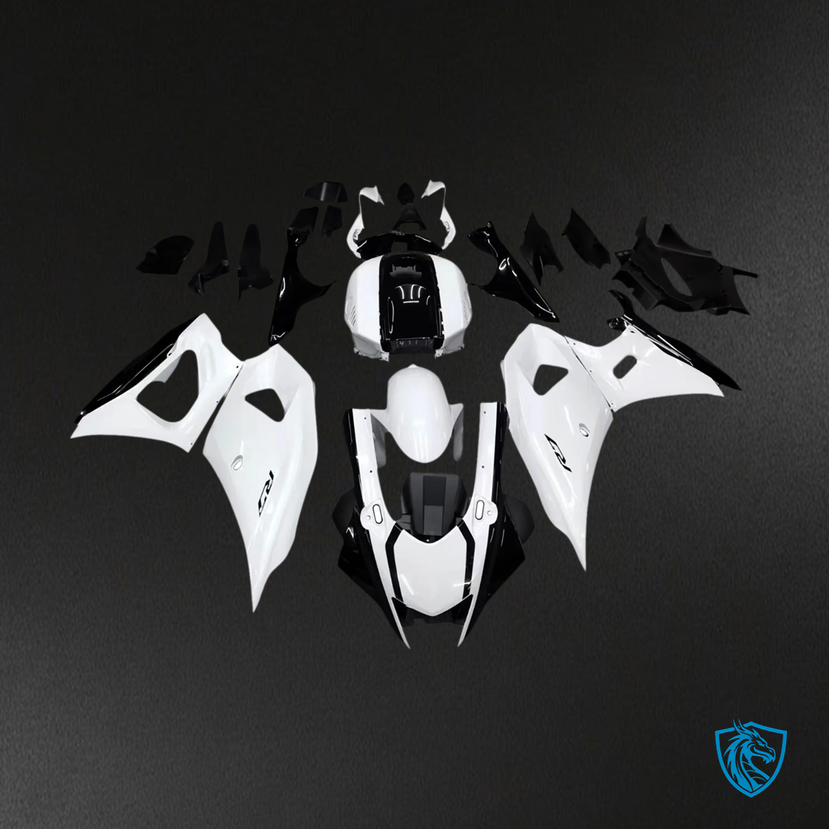 Yamaha YZF-R7 (2021-2025) Gloss White - Aftermarket ABS Bodywork Fairing Kit