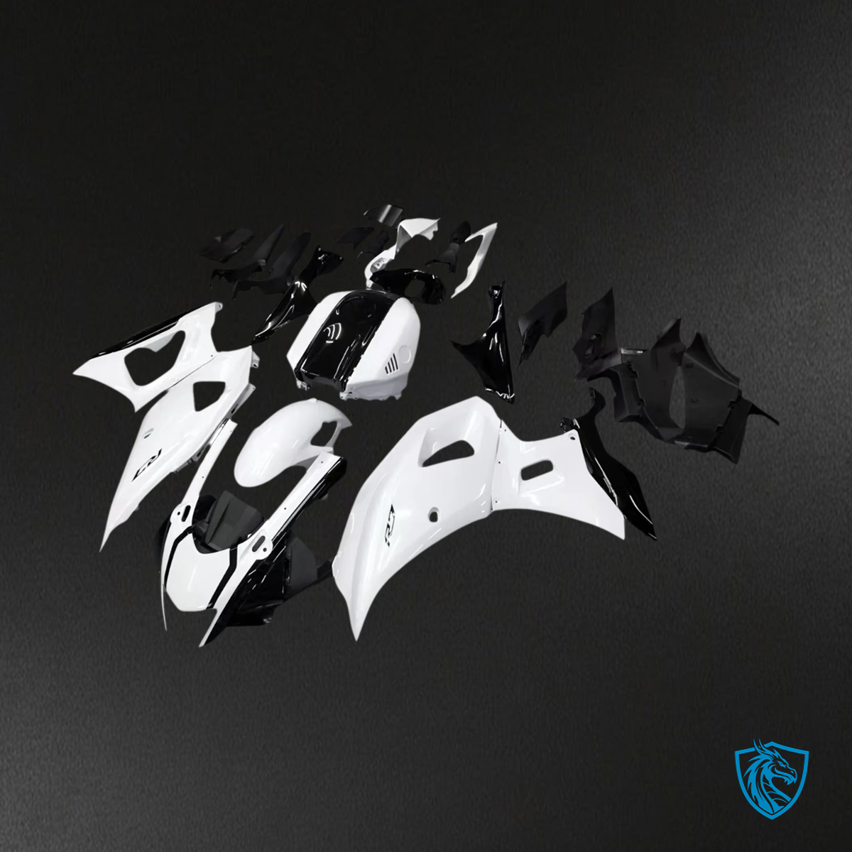 Yamaha YZF-R7 (2021-2025) Gloss White - Aftermarket ABS Bodywork Fairing Kit