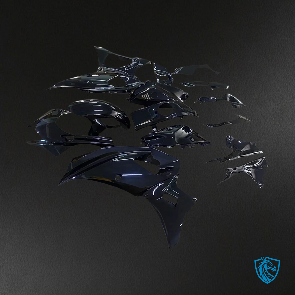 Yamaha YZF-R7 (2021-2025) Glossy Black - Replacement Motorcycle Fairings Kit
