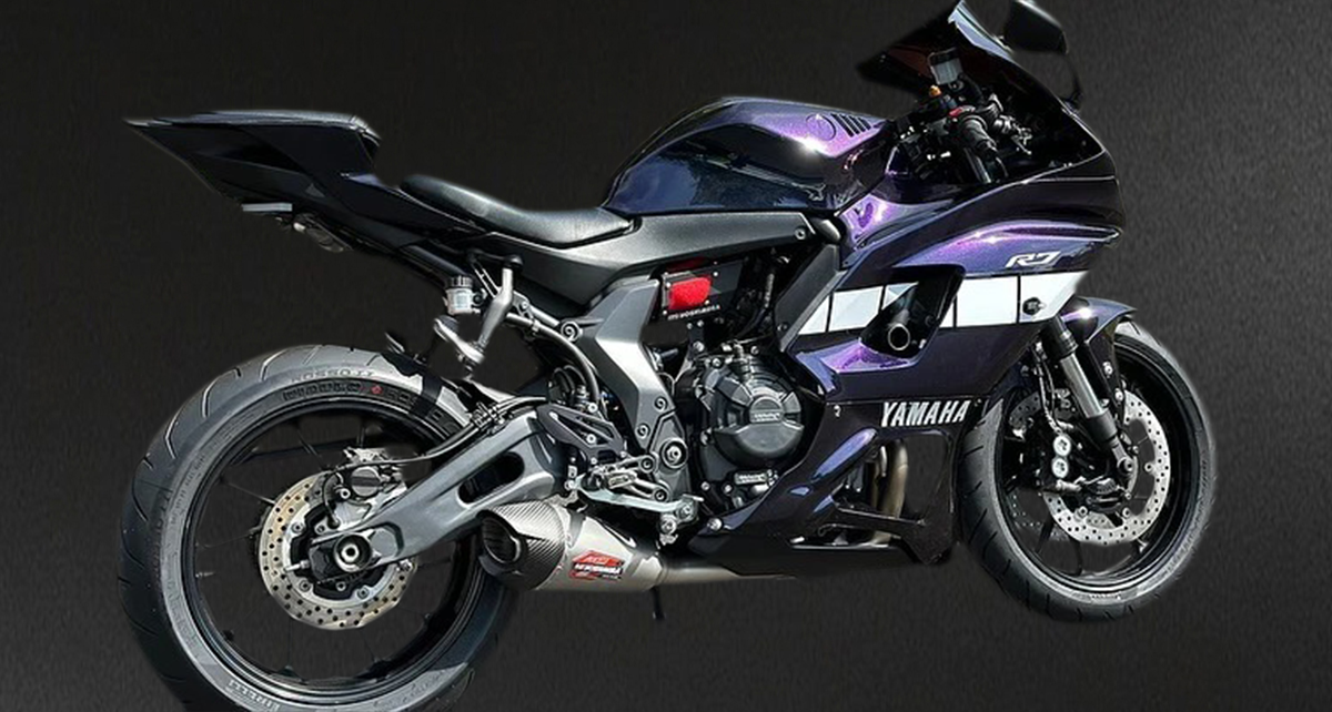 Yamaha YZF-R7 (2021-2025) Gradient Blue & Purple Style 1 Fairing Kit | ABS Bodywork
