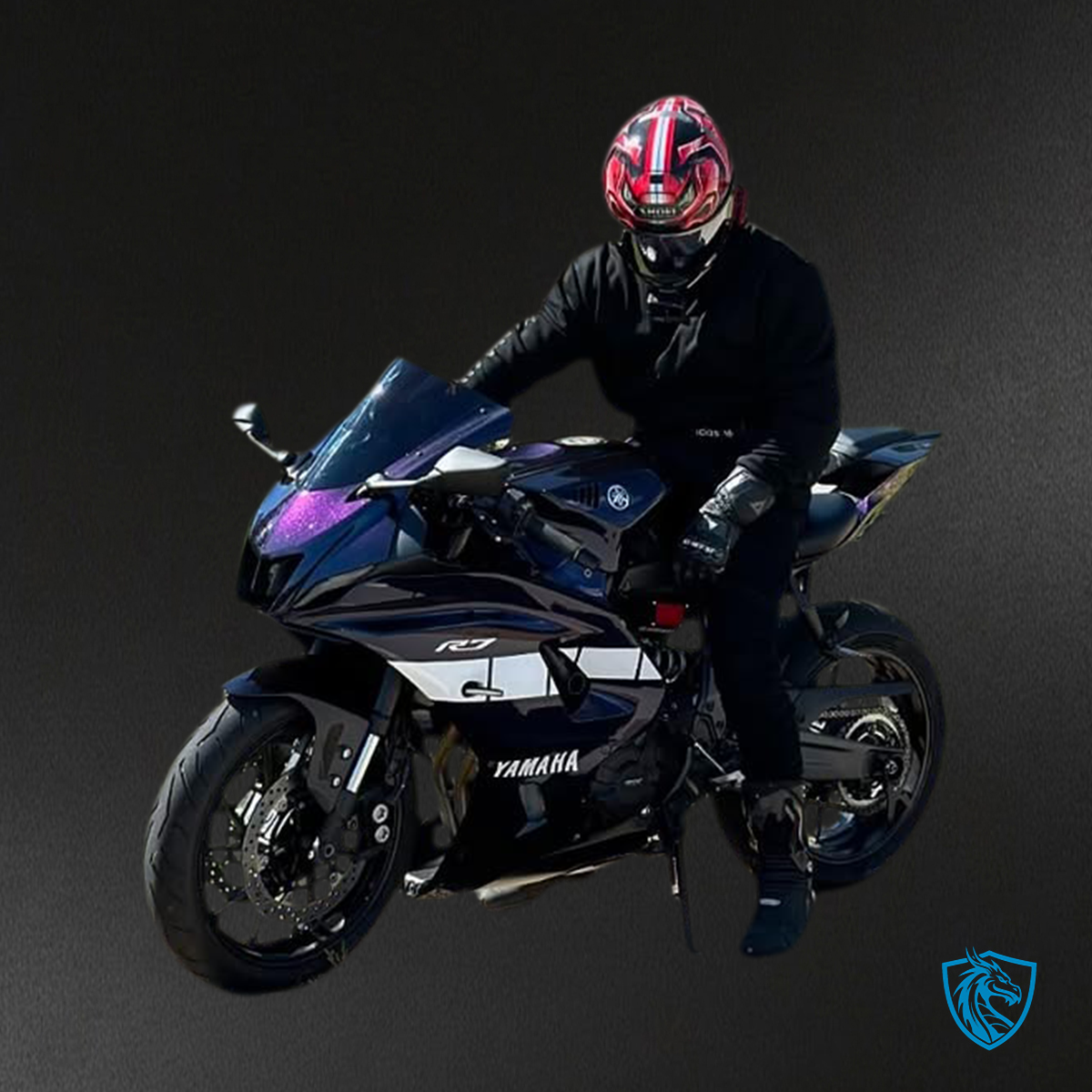 Yamaha YZF-R7 (2021-2025) Gradient Blue & Purple Style 1 Fairing Kit | ABS Bodywork