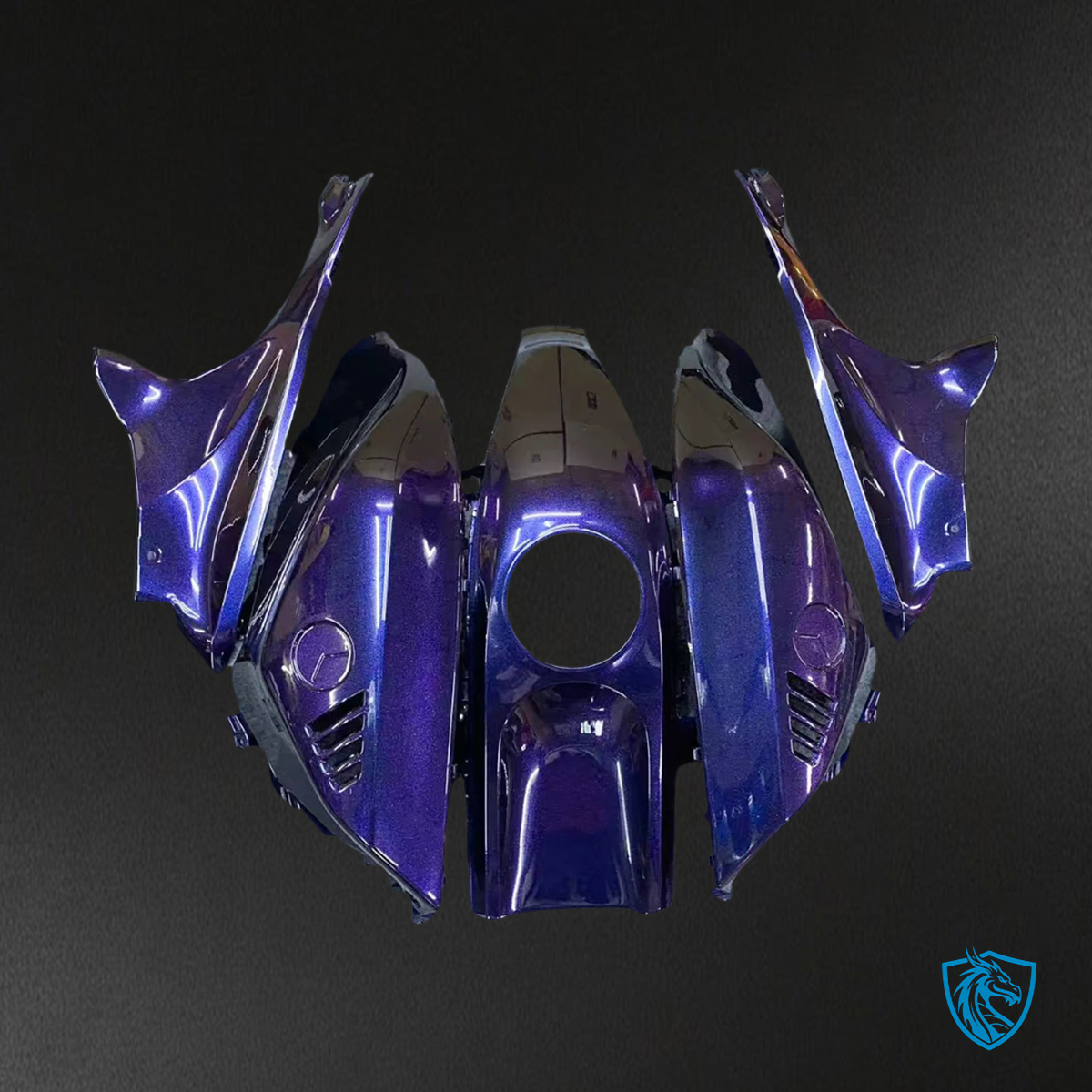 Yamaha YZF-R7 (2021-2025) Gradient Blue & Purple Style 1 Fairing Kit | ABS Bodywork