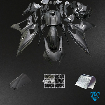 Yamaha YZF-R7 (2021-2025) Pink & Black Carbon Fiber Fairing Kit - Custom ABS
