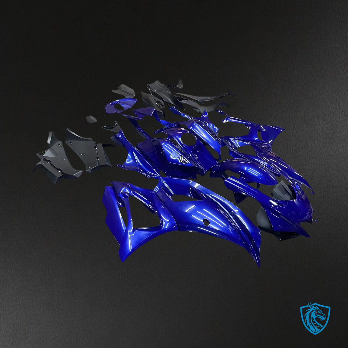 Yamaha YZF-R7 (2021-2025) Shiny Dark Blue Fairing Kit | ABS Bodywork
