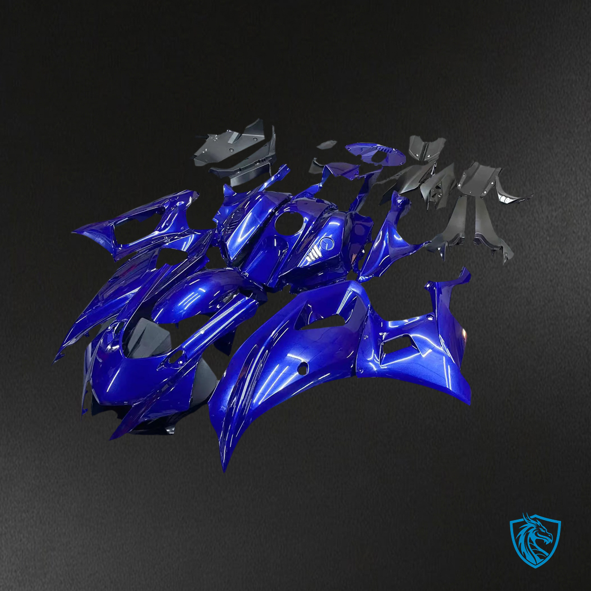 Yamaha YZF-R7 (2021-2025) Shiny Dark Blue Fairing Kit | ABS Bodywork