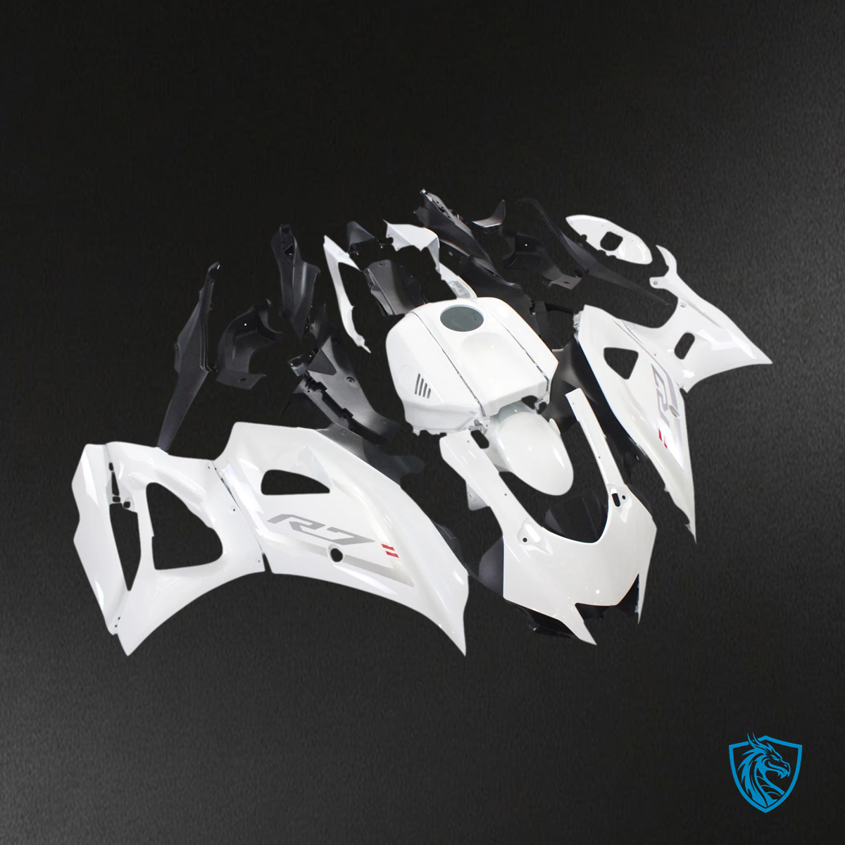 Yamaha YZF-R7 (2021-2025) White Fairing Kit | ABS Bodywork