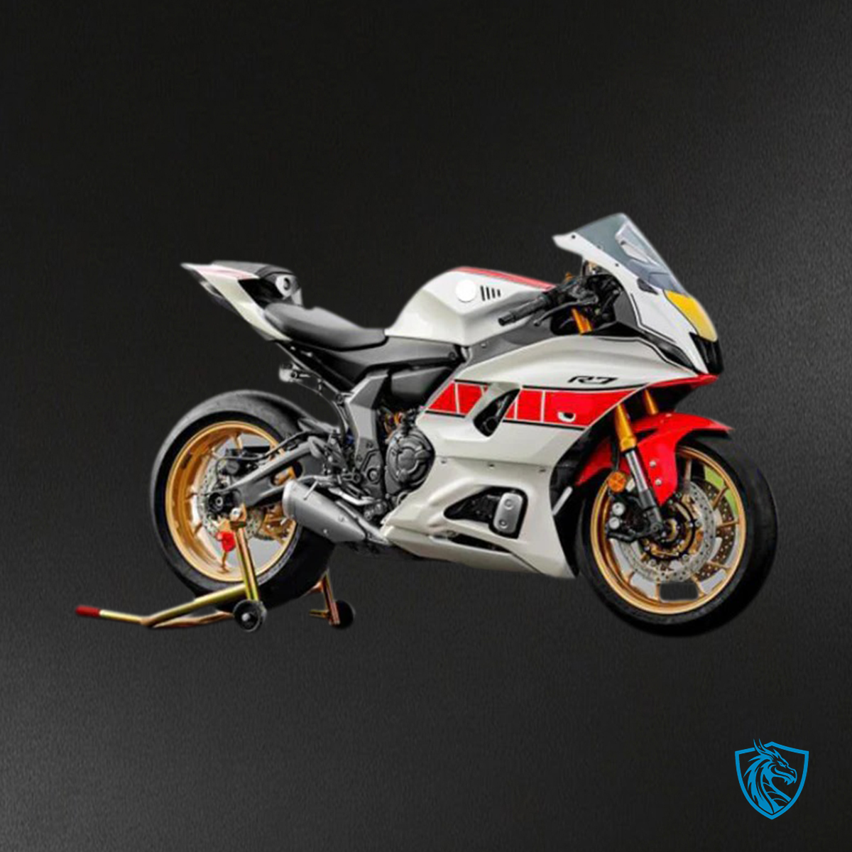 Yamaha YZF-R7 (2021-2025) White & Red - Replacement Motorcycle Fairings Kit