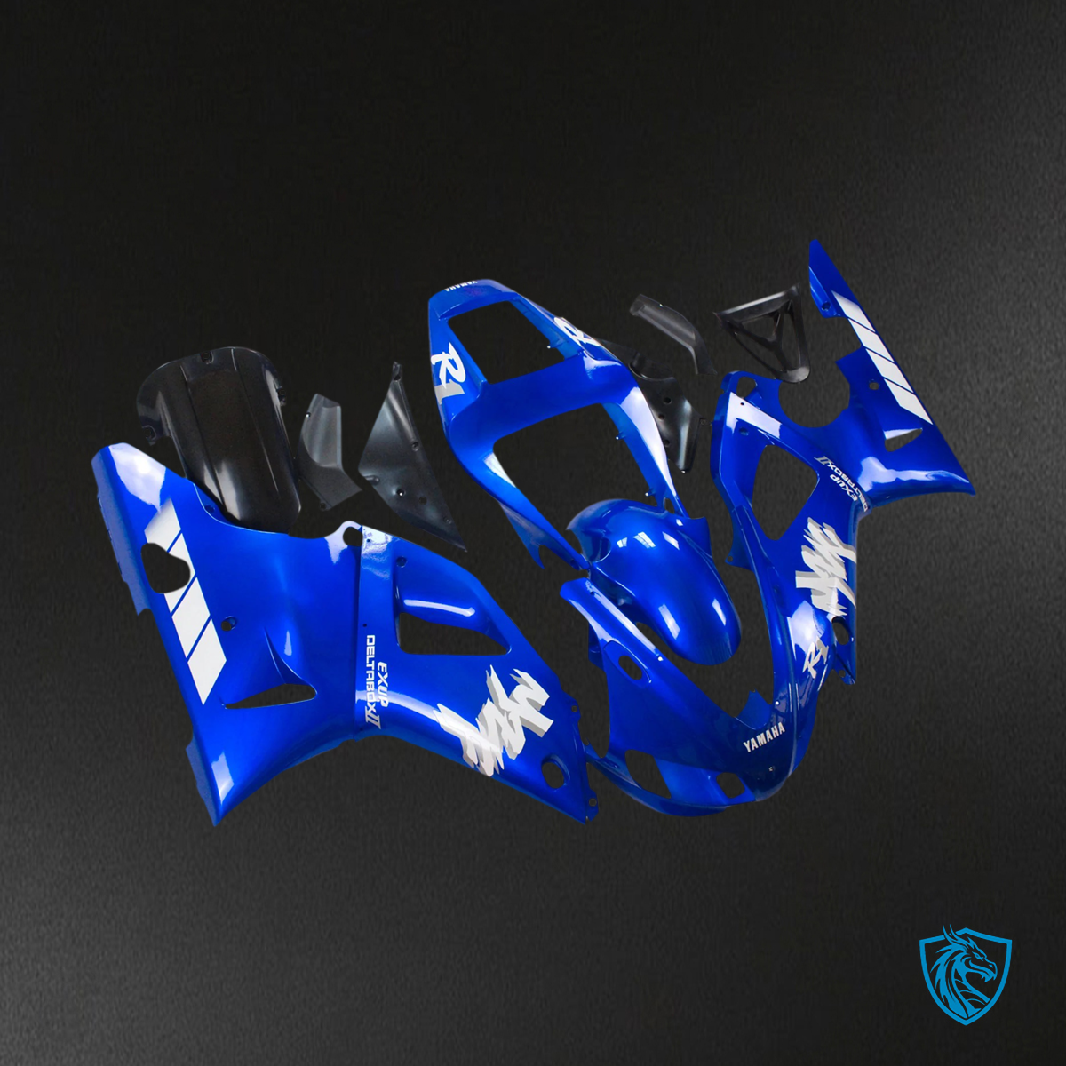 Yamaha YZF 1000 R1 (1998-1999) Blue - Custom ABS Fairing Set
