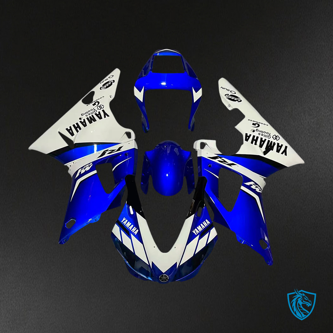 Yamaha YZF 1000 R1 (1998-1999) Blue & White - Fairing Kit