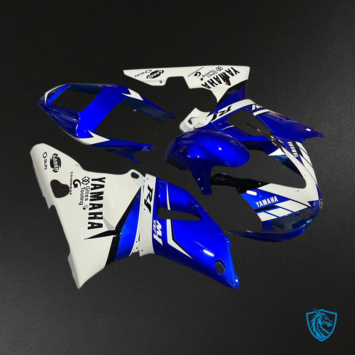 Yamaha YZF 1000 R1 (1998-1999) Blue & White - Fairing Kit