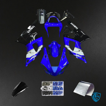 Yamaha YZF 1000 R1 (2000-2001) Blue & Black - MERGEment Motorcycle Fairing Kit