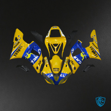 Yamaha YZF 1000 R1 (2000-2001) Blue & Yellow - Custom ABS Fairing Set