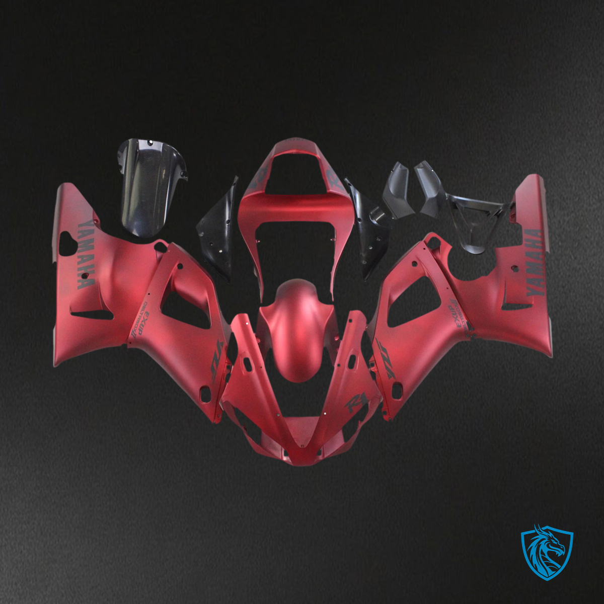 Yamaha YZF 1000 R1 (2000-2001) Matte Red - MERGEment Motorcycle Fairing Kit