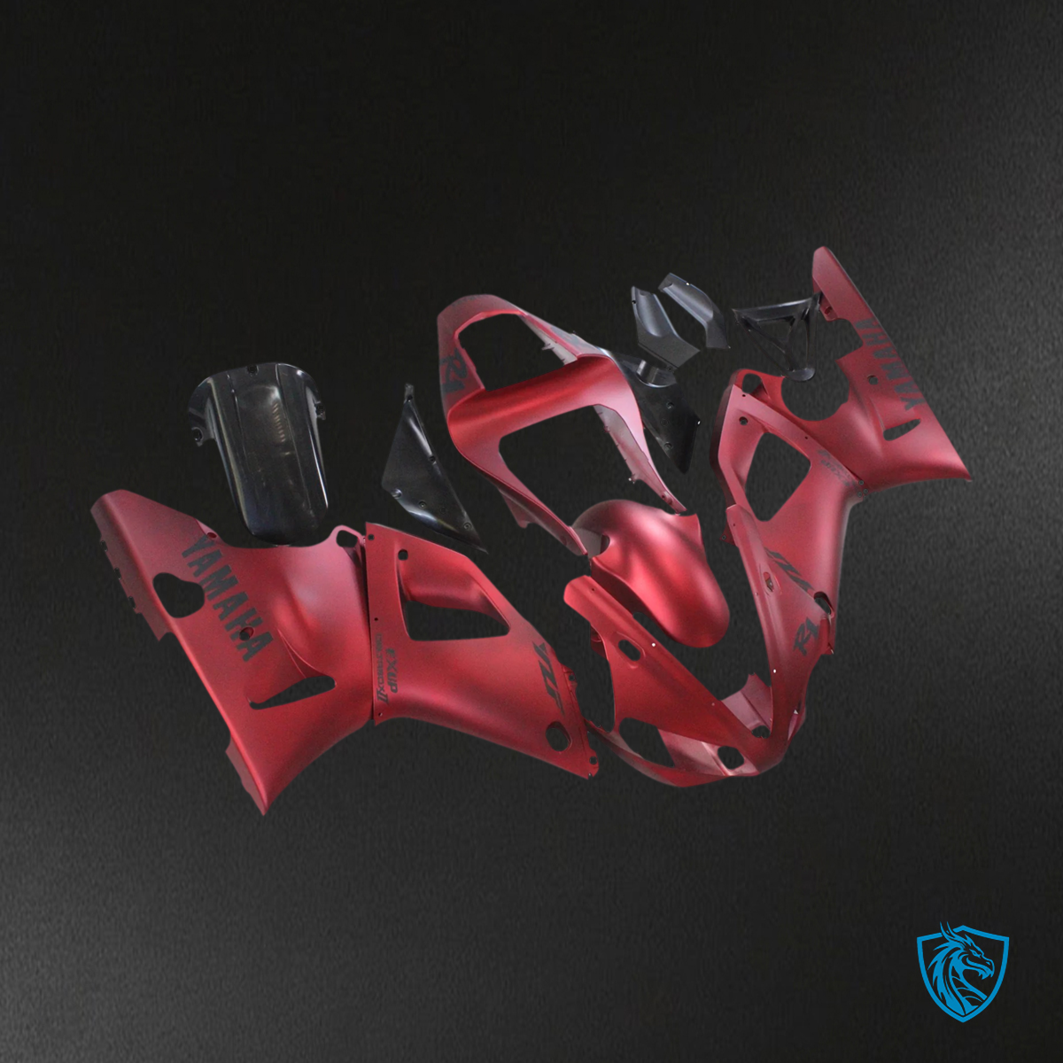 Yamaha YZF 1000 R1 (2000-2001) Matte Red - MERGEment Motorcycle Fairing Kit
