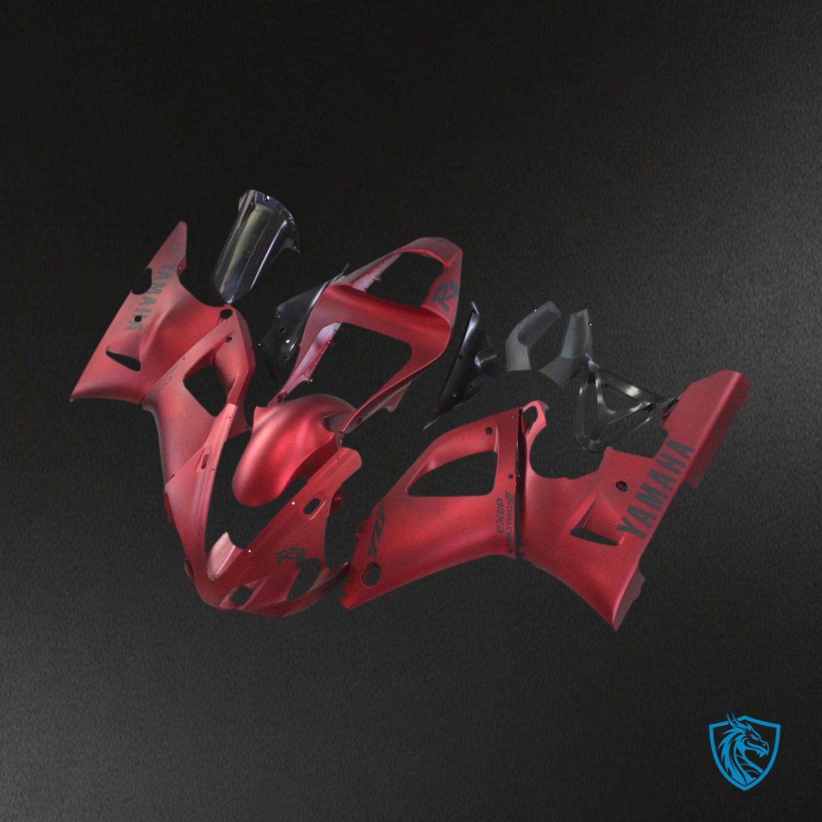 Yamaha YZF 1000 R1 (2000-2001) Matte Red - MERGEment Motorcycle Fairing Kit