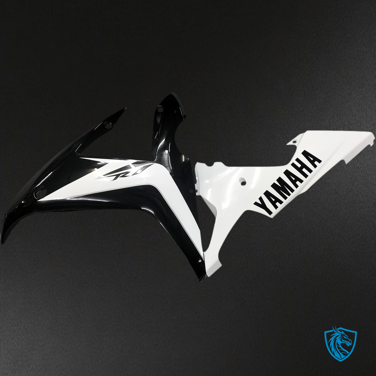 Yamaha YZF 1000 R1 (2002-2003) Black Mix & White - Fairing Kit