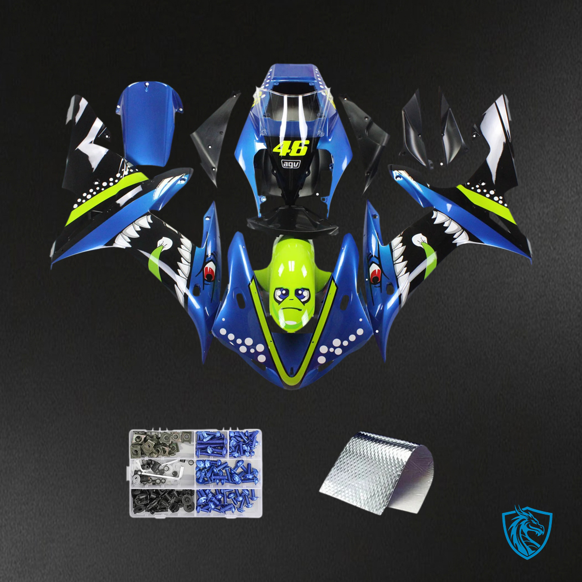 Yamaha YZF 1000 R1 (2002-2003) Cartoon Look - Fairing Kit