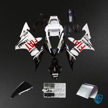 Yamaha YZF 1000 R1 (2002-2003) White & Black Logo - Fairing Kit
