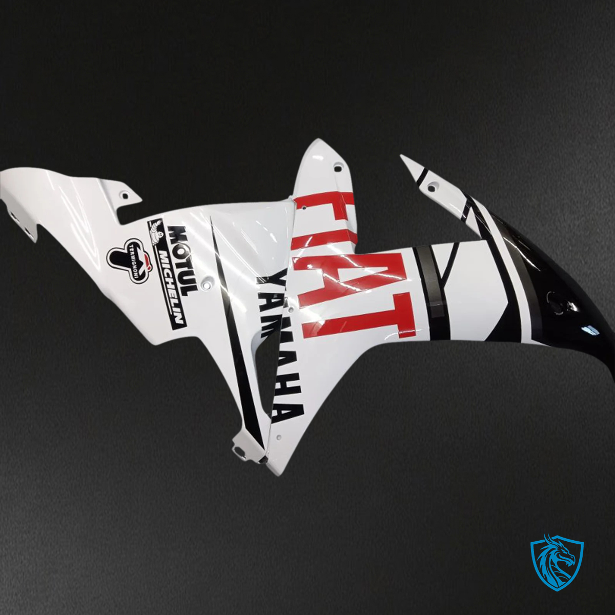 Yamaha YZF 1000 R1 (2002-2003) White & Black Logo - Fairing Kit