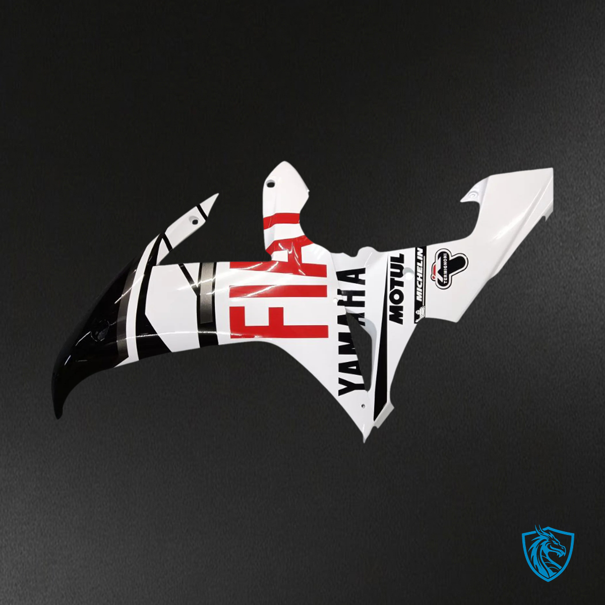 Yamaha YZF 1000 R1 (2002-2003) White & Black Logo - Fairing Kit