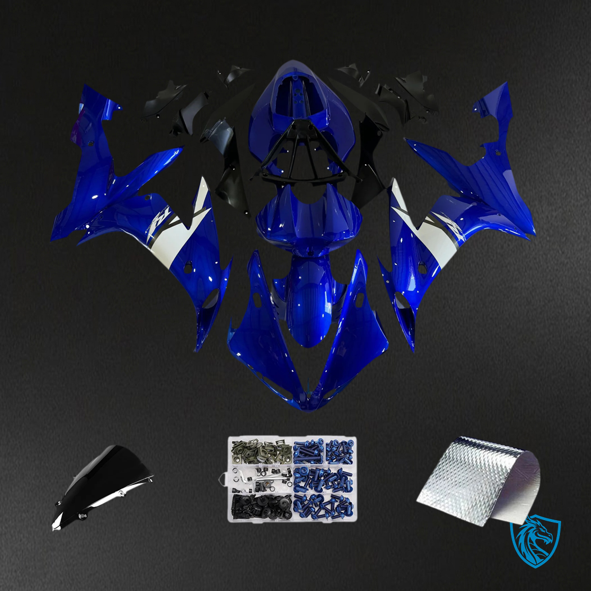 Yamaha YZF 1000 R1 (2004-2006) Blue - Fairing Kit