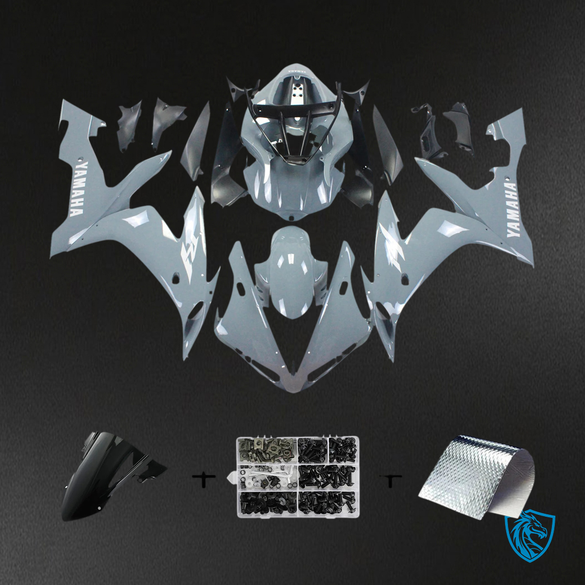 Yamaha YZF 1000 R1 (2004-2006) Gray - MERGEment Motorcycle Fairing Kit