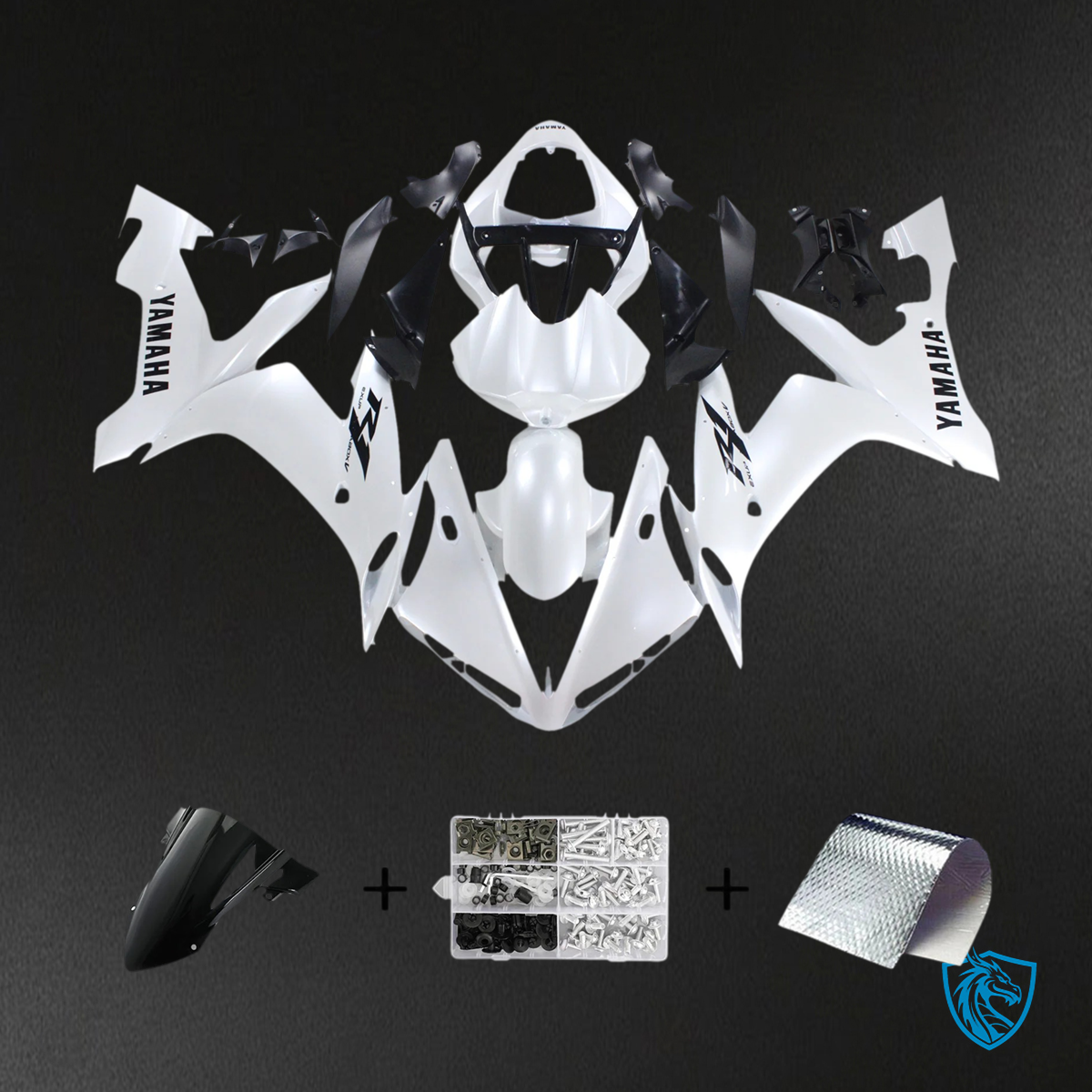 Yamaha YZF 1000 R1 (2004-2006) Pearl White - Custom ABS Fairing Set