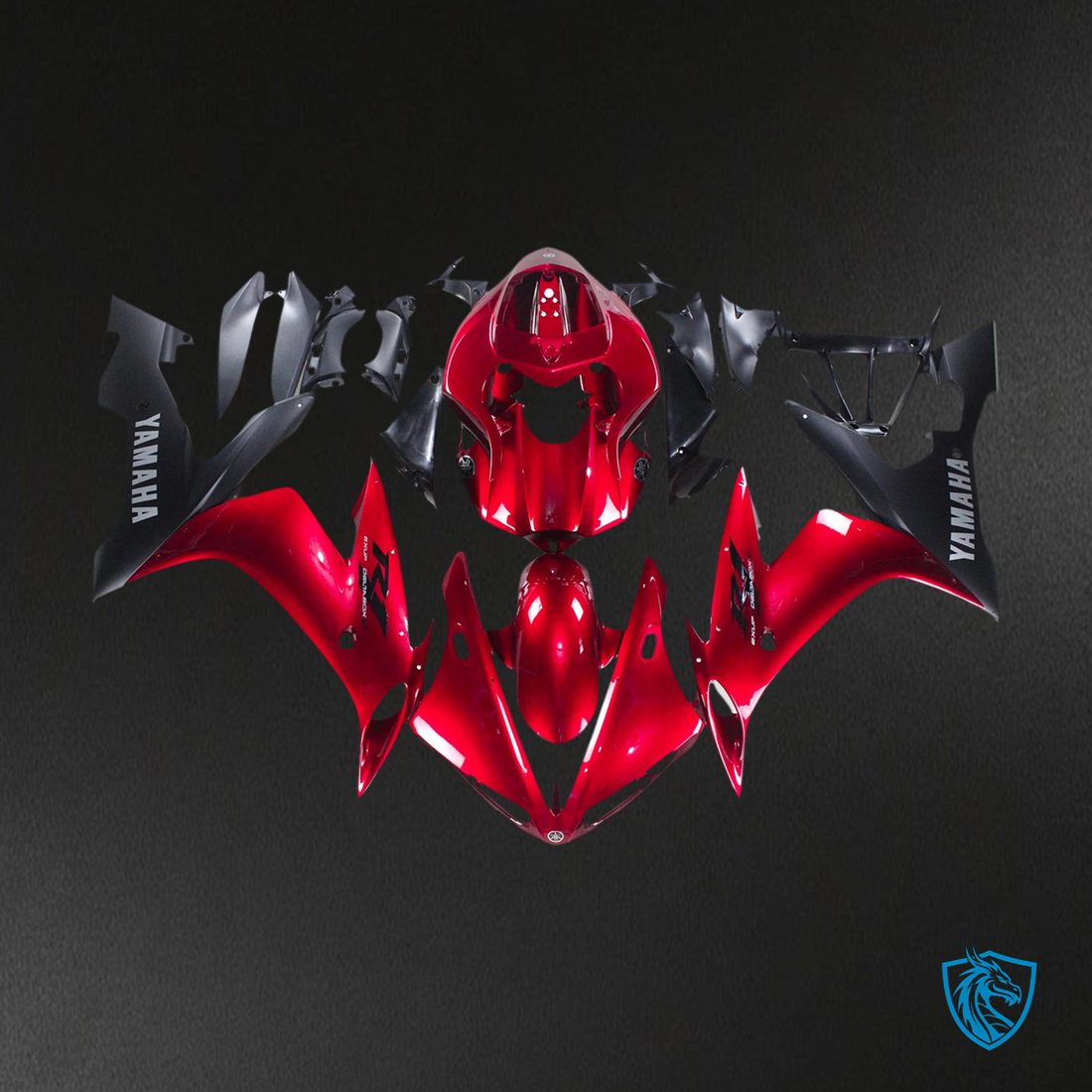 Yamaha YZF 1000 R1 (2004-2006) Red - MERGEment Motorcycle Fairing