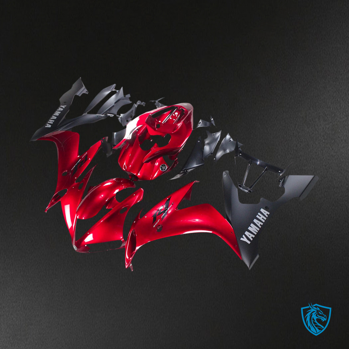 Yamaha YZF 1000 R1 (2004-2006) Red - MERGEment Motorcycle Fairing