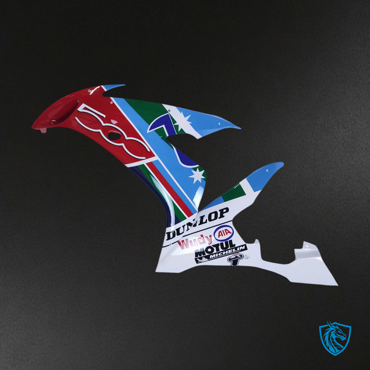 Yamaha YZF 1000 R1 (2004-2006) White, Blue & Red - MERGEment Motorcycle Fairing Kit