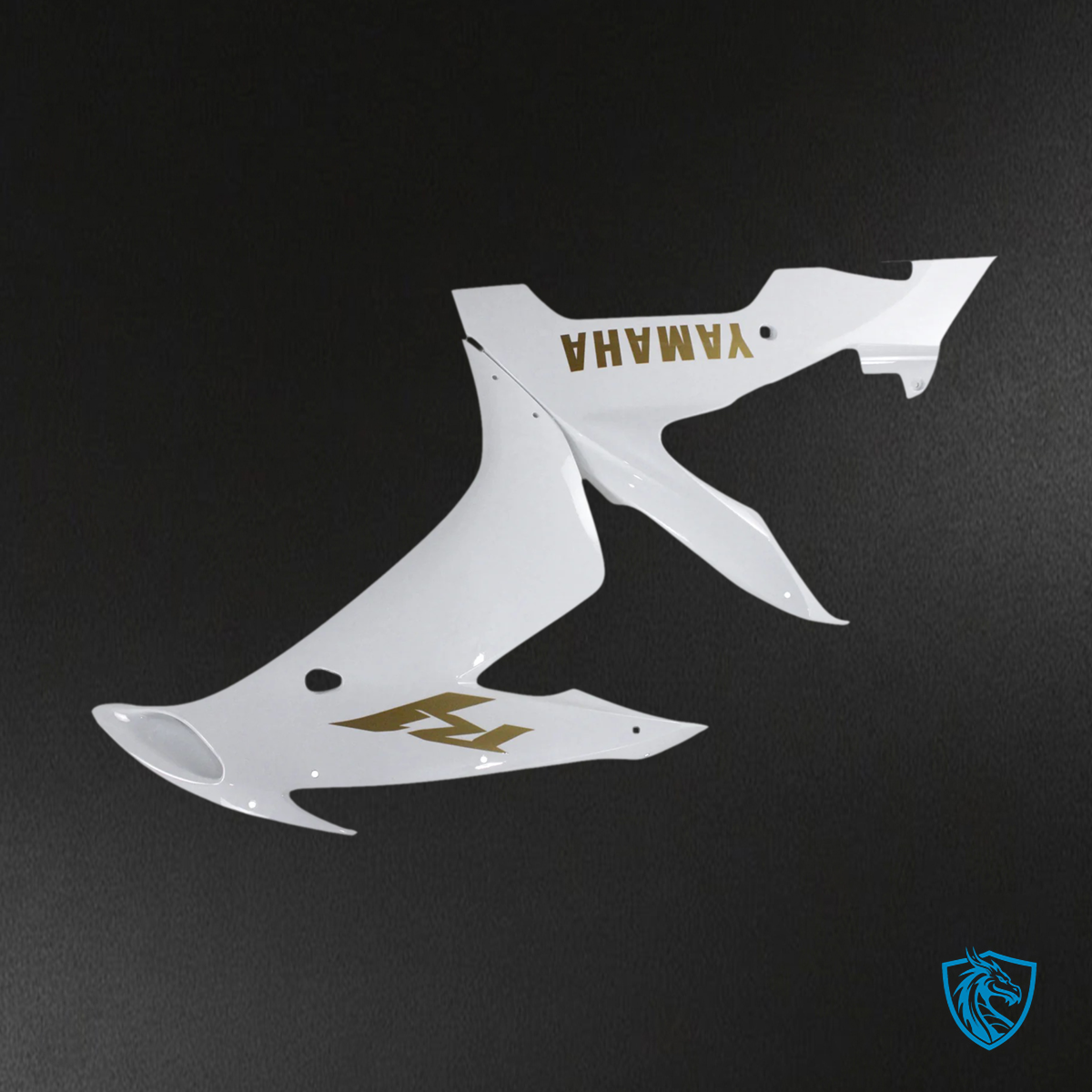 Yamaha YZF 1000 R1 (2004-2006) White & Golden Logos - Custom ABS Fairing Set