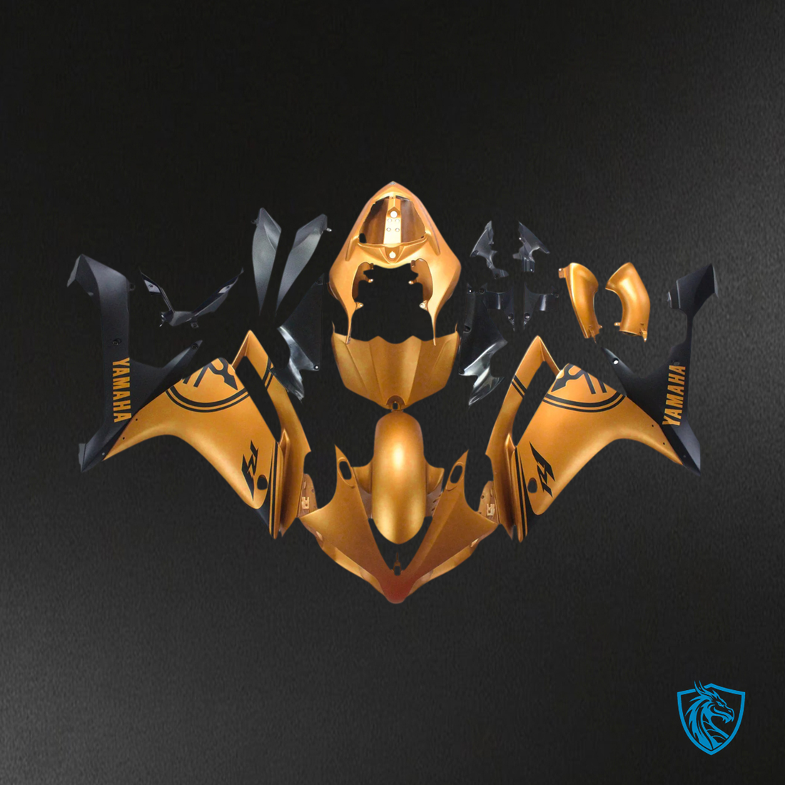 Yamaha YZF 1000 R1 (2007-2008) Gold - Custom ABS Fairing Set