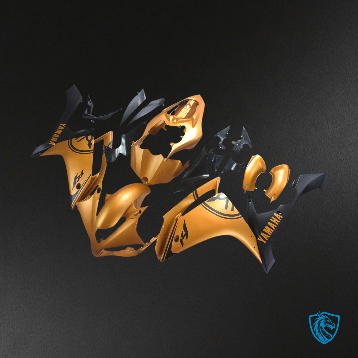 Yamaha YZF 1000 R1 (2007-2008) Gold - Custom ABS Fairing Set