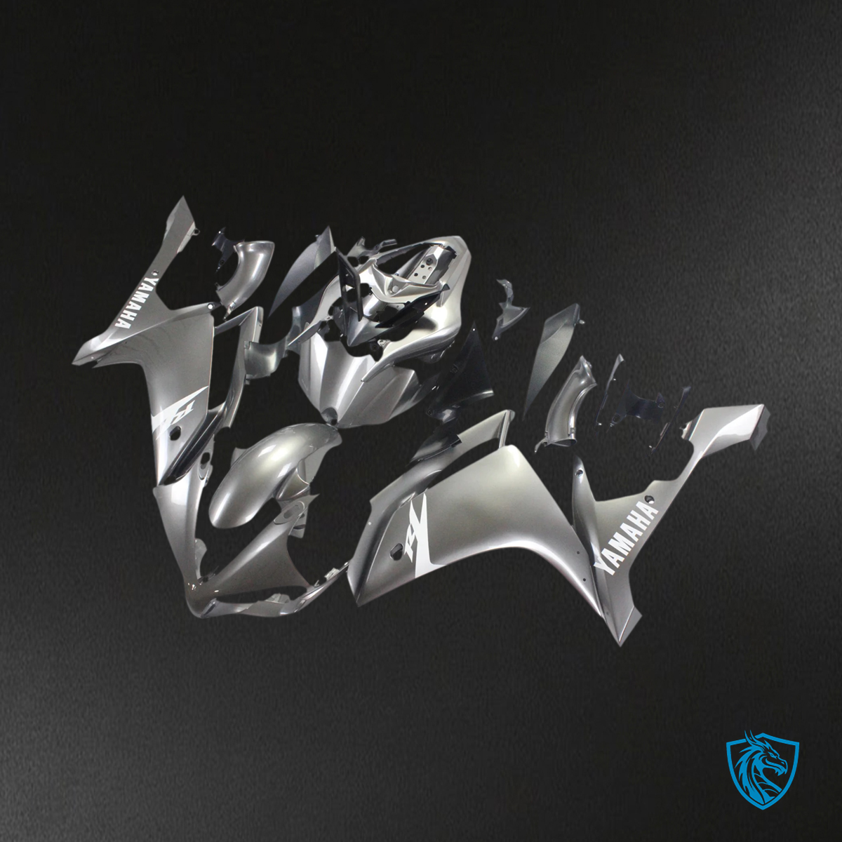 Yamaha YZF 1000 R1 (2007-2008) Gray Custom ABS - Fairing Kit