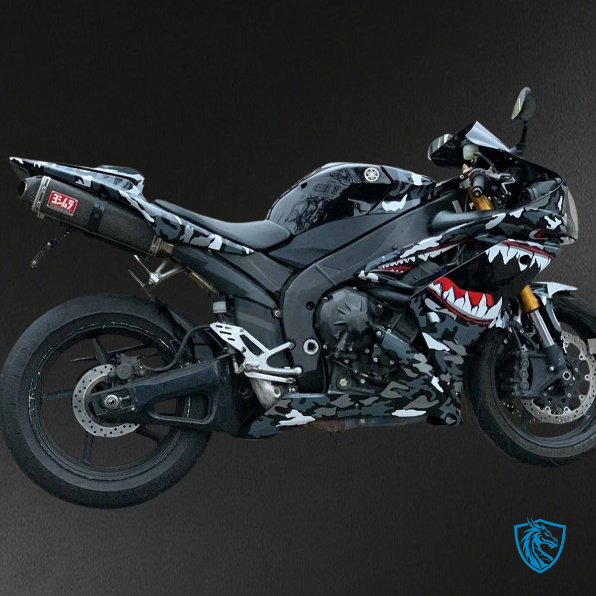 Yamaha YZF 1000 R1 (2007-2008) Shark Design - Custom ABS Fairing Set