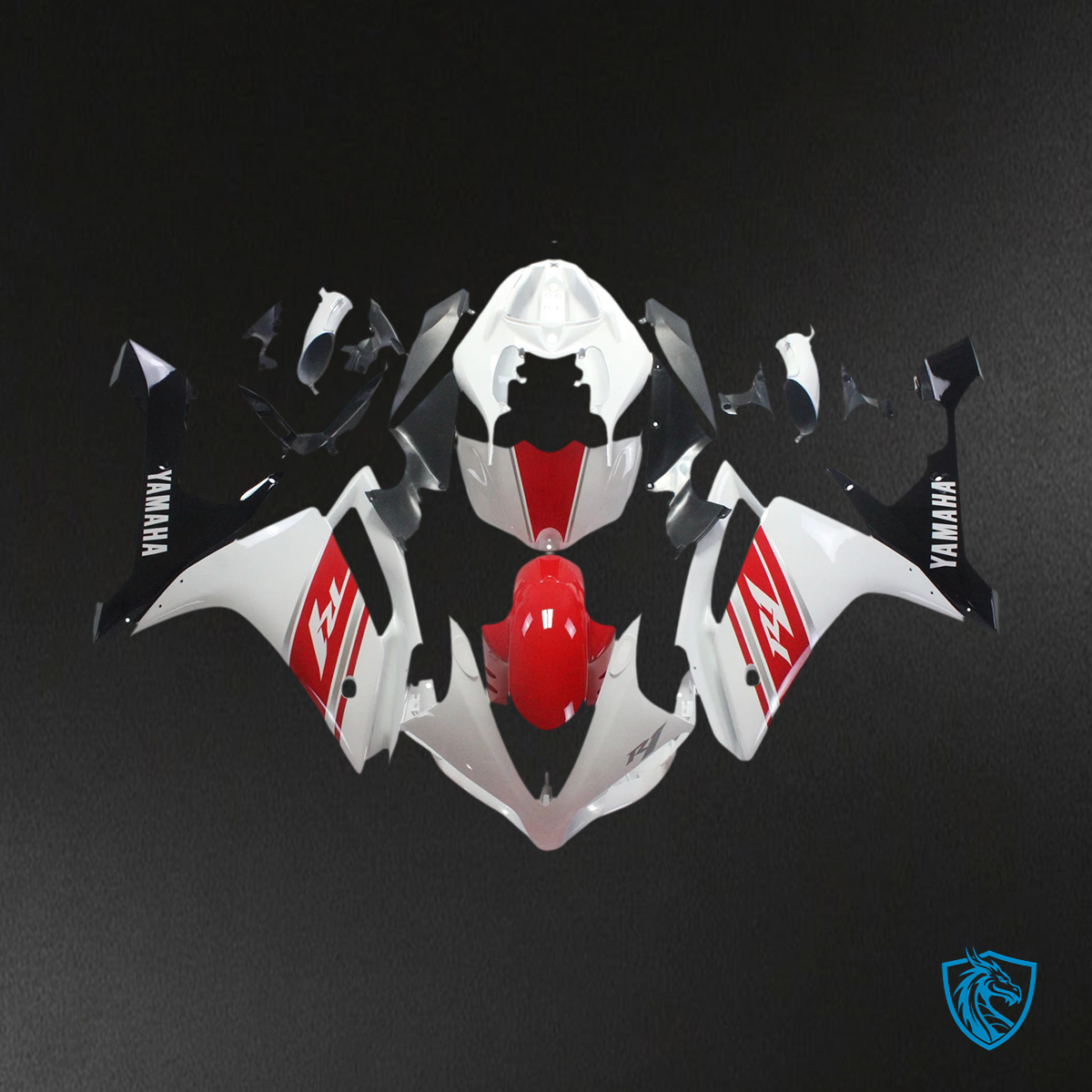 Yamaha YZF 1000 R1 (2007-2008) White - Aftermarket Fairing Kit