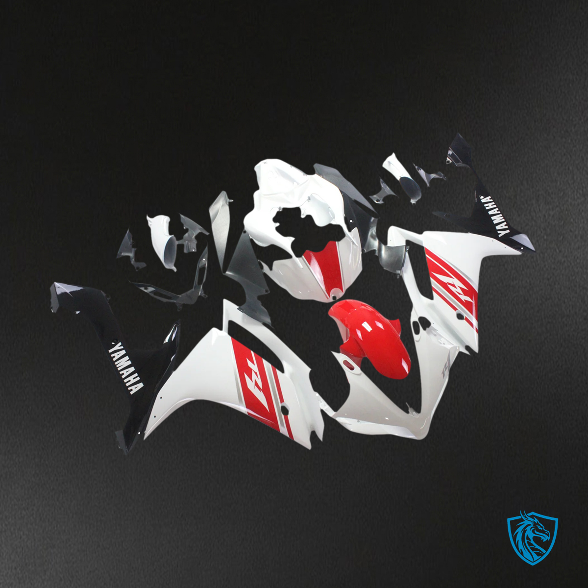 Yamaha YZF 1000 R1 (2007-2008) White - Aftermarket Fairing Kit