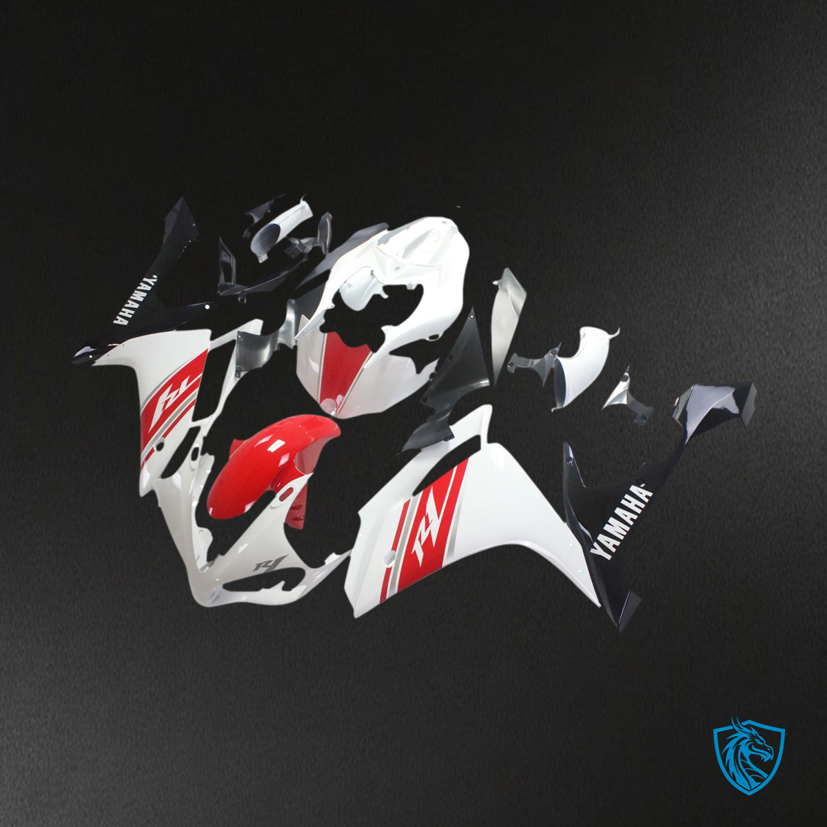 Yamaha YZF 1000 R1 (2007-2008) White - Aftermarket Fairing Kit