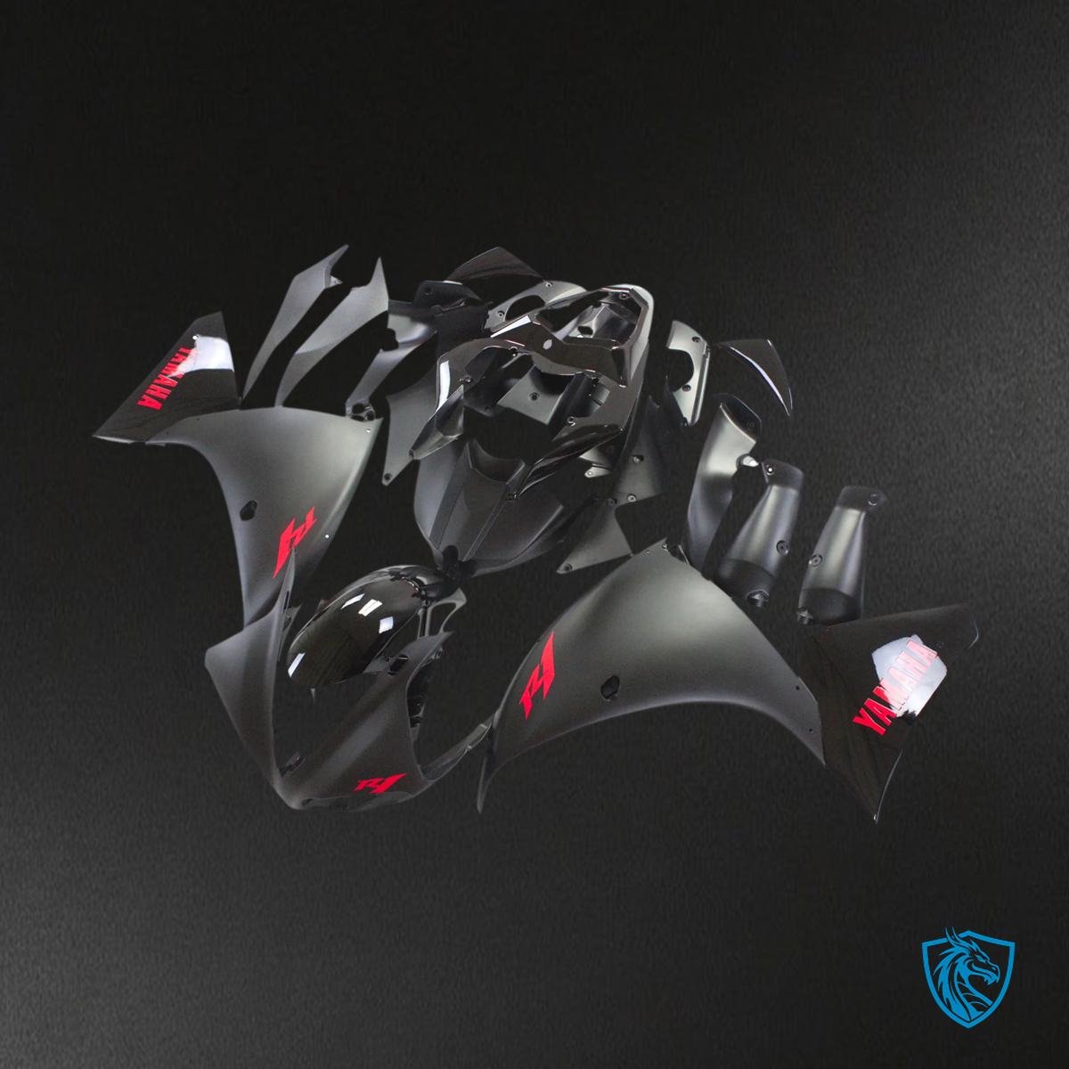 Yamaha YZF 1000 R1 (2009-2011) Black - MERGEment Motorcycle Fairing Kit