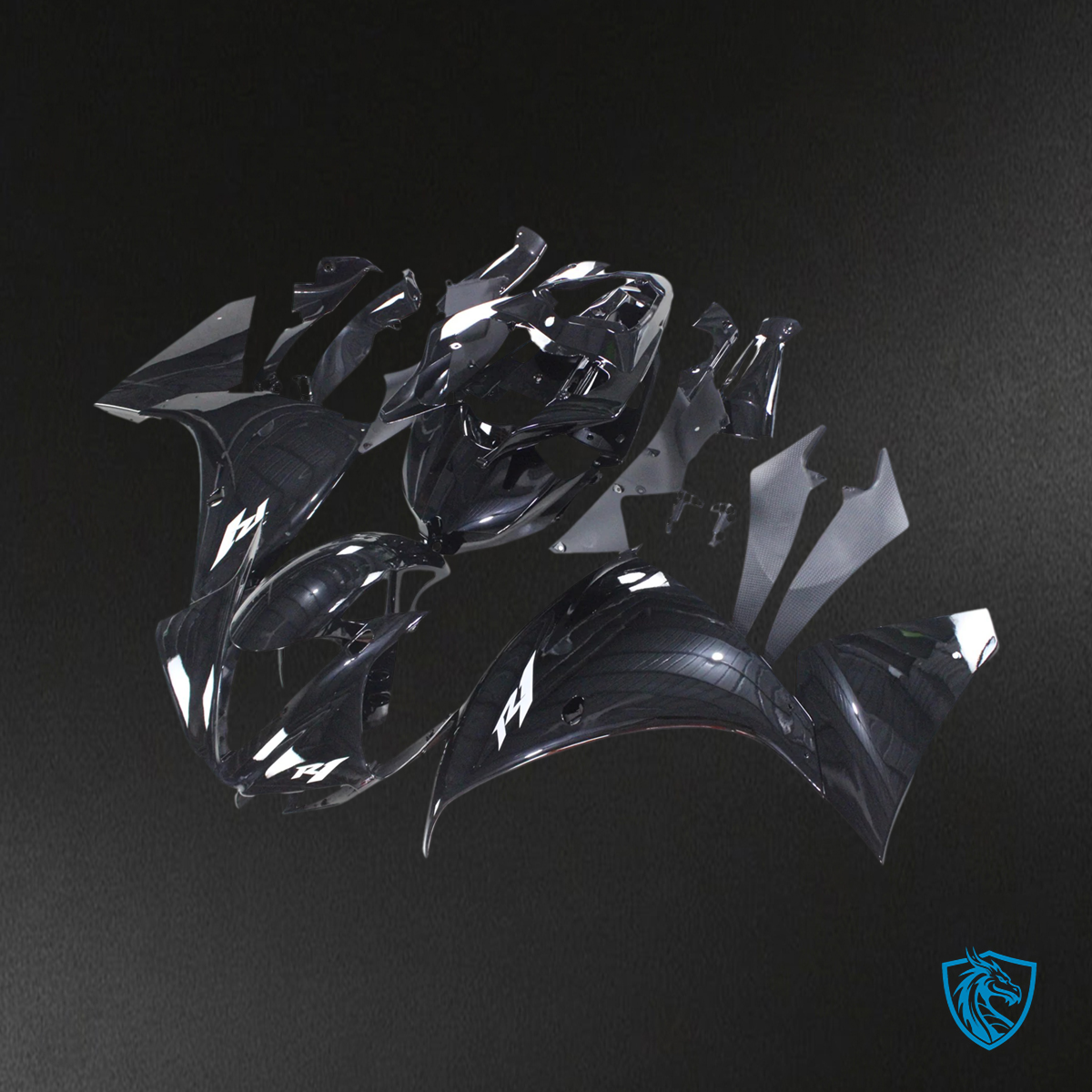 Yamaha YZF 1000 R1 (2012-2014) Black - Fairing Kit