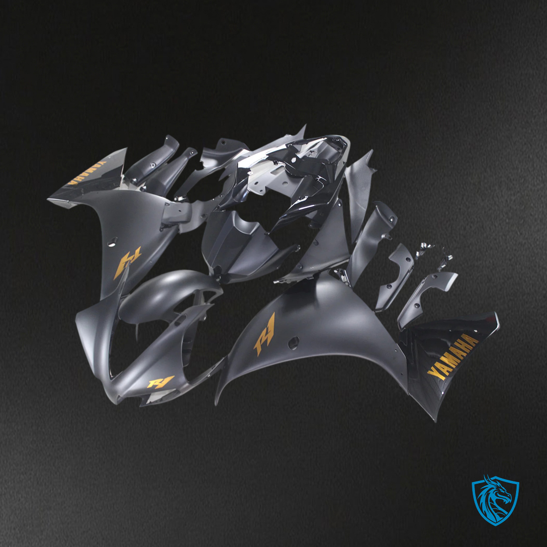 Yamaha YZF 1000 R1 (2012-2014) Black Fairing Kit