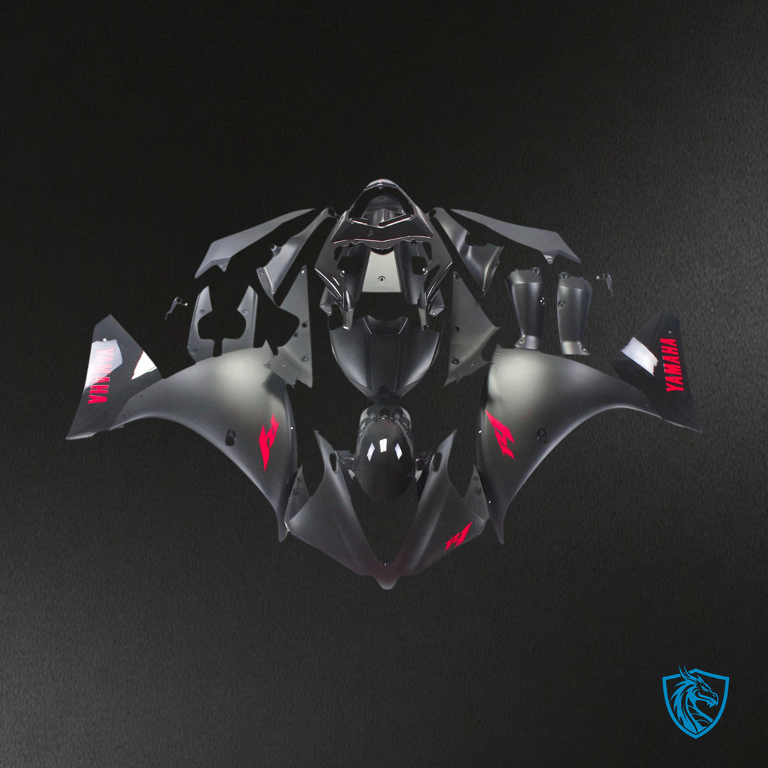 Yamaha YZF 1000 R1 (2012-2014) Black & Red - Fairing Kit
