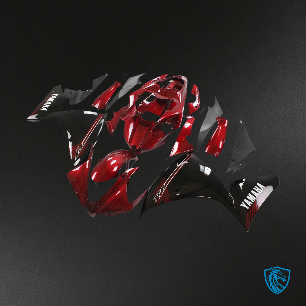 Yamaha YZF 1000 R1 (2012-2014) Red & Black - Fairing Kit