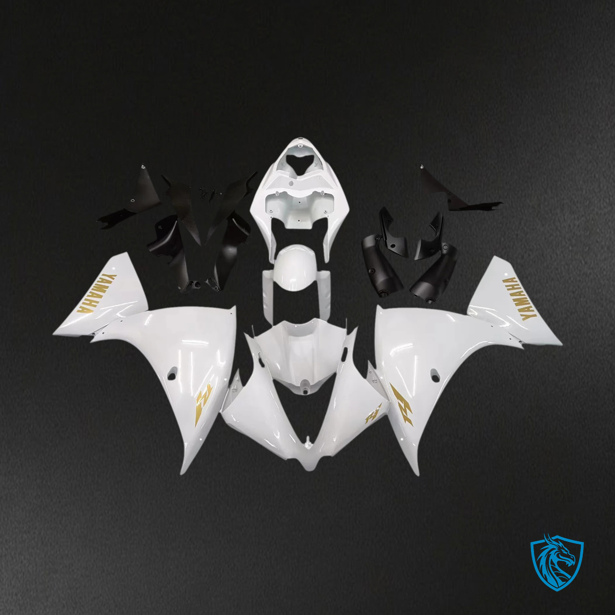 Yamaha YZF 1000 R1 (2012-2014) White - Fairing Kit