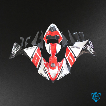 Yamaha YZF 1000 R1 (2012-2014) White & Red - Fairing Kit