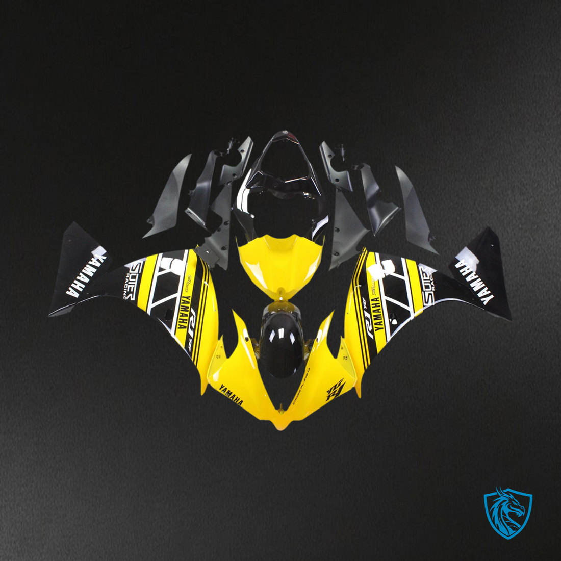 Yamaha YZF 1000 R1 (2012-2014) Yellow & Black - Fairing Kit