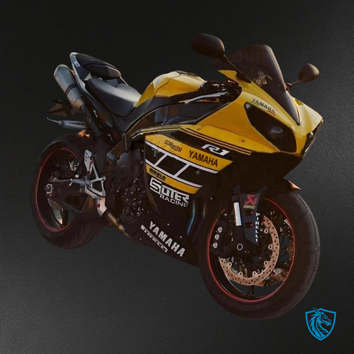 Yamaha YZF 1000 R1 (2012-2014) Yellow & Black - Fairing Kit